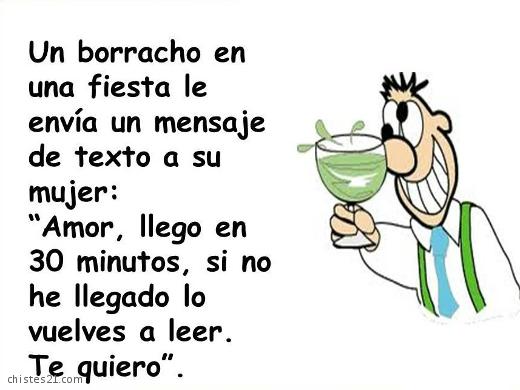 Mensaje de un borracho