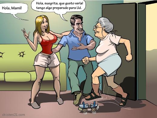 Sorpresa para la suegra