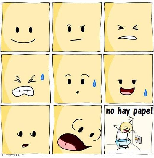 No hay papel