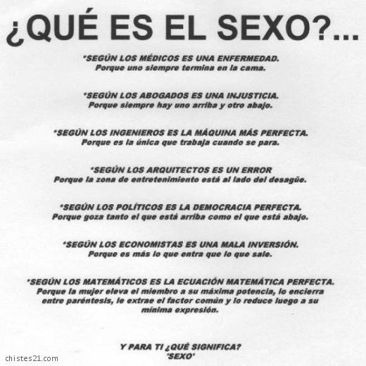 Significado del sexo