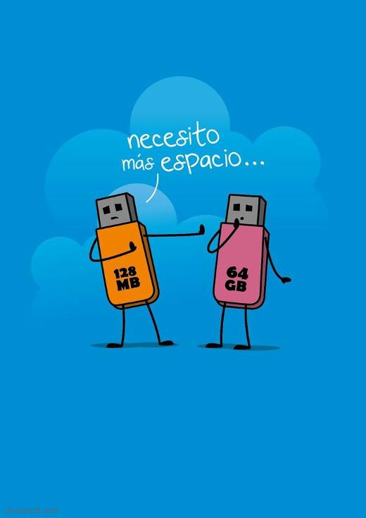 Más espacio