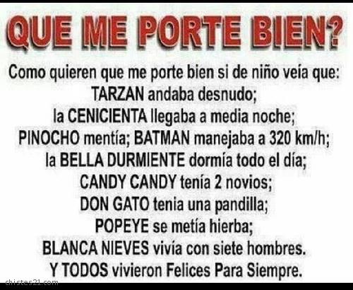 Portarse bien