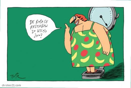 El peso de la ropa
