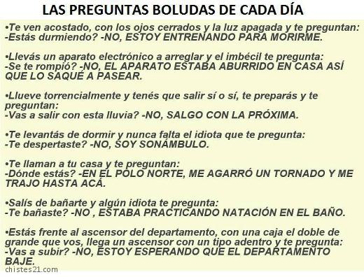 Preguntas bobas