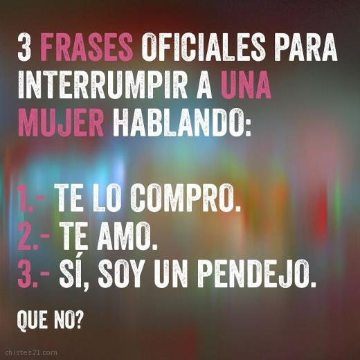 Tres frases