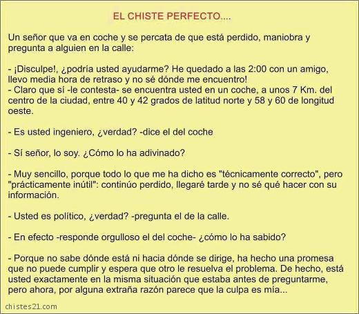 Chiste perfecto