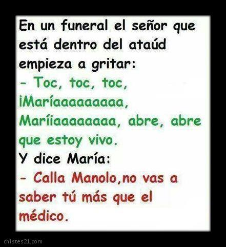 En el funeral