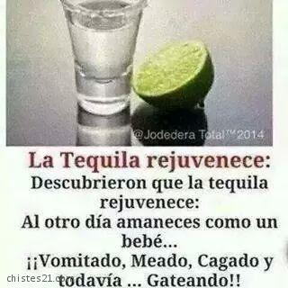 El tequila rejuvenece