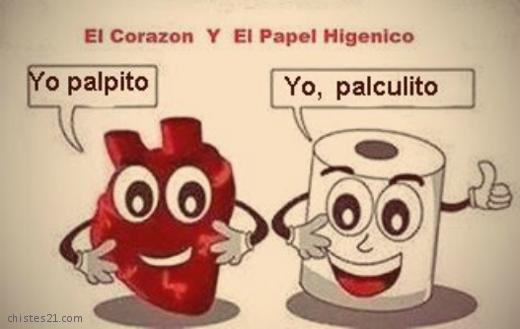 El corazón y el papel higiénico