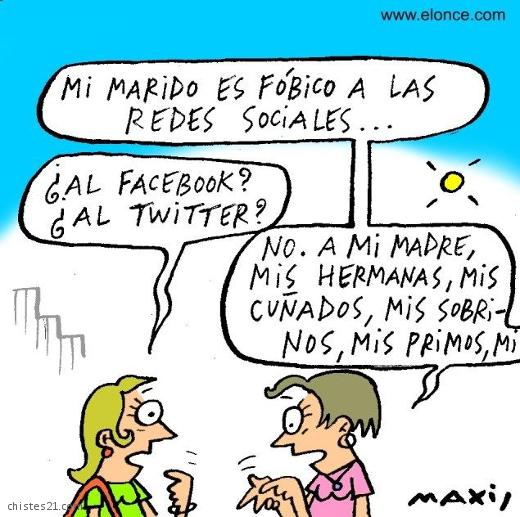 Fóbico a las redes sociales