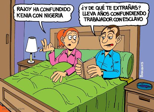 Rajoy confundido