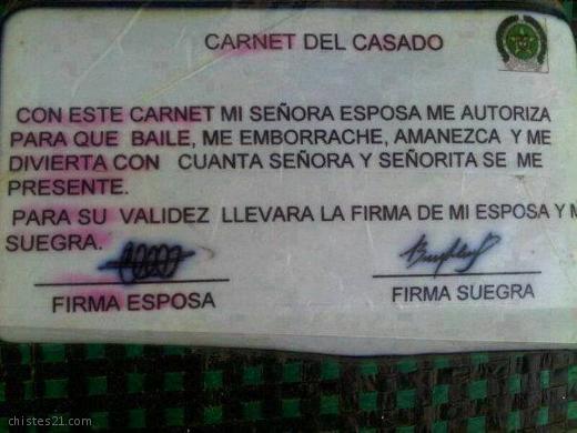 Carnet autorizado