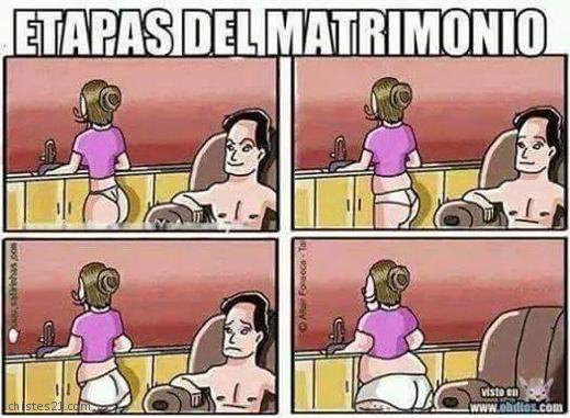 Etapas del matrimonio