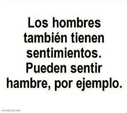 Los hombres también sienten