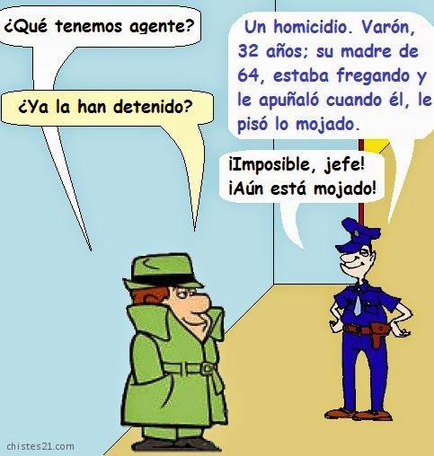 Policias en la escena del crimen