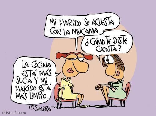 Me engaña con la mucama