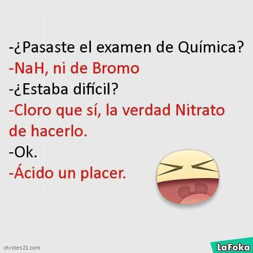 Examen de Química