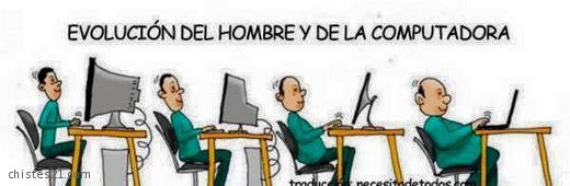 Evolución del hombre y la computadora