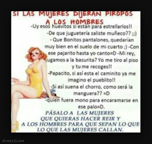 Piropos para los hombres