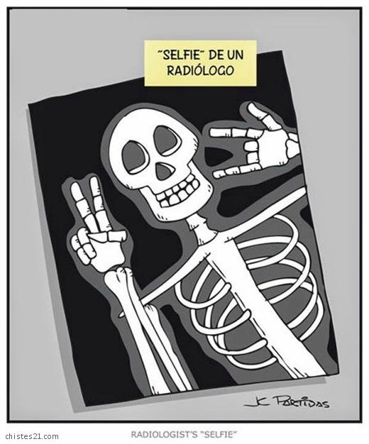 Selfie de un radiólogo