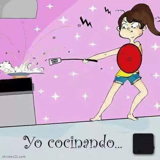 Yo cocinando