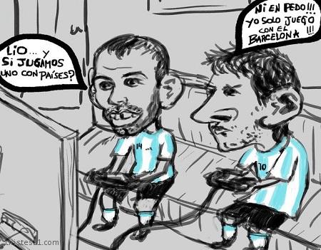 Messi y Mascherano