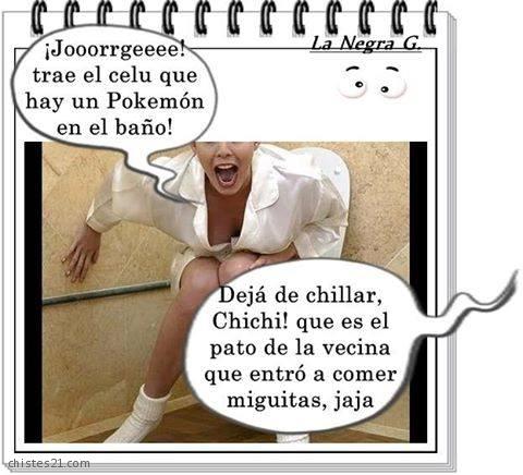 Pokemon en el baño