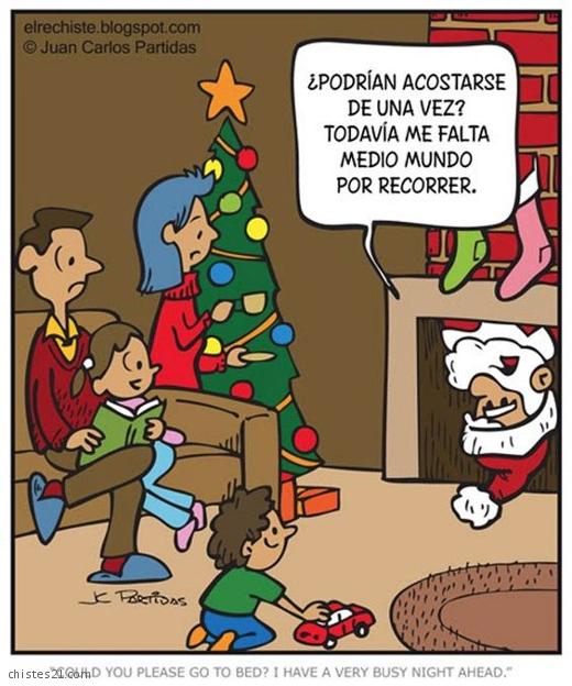 Papá Noel apurado