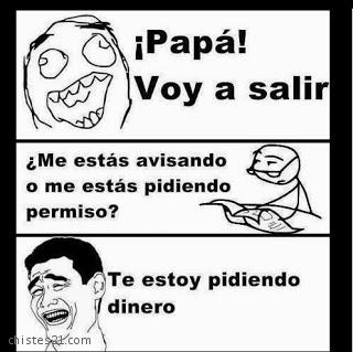 Papá voy a salir