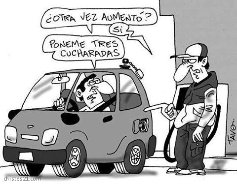 Aumento del combustible