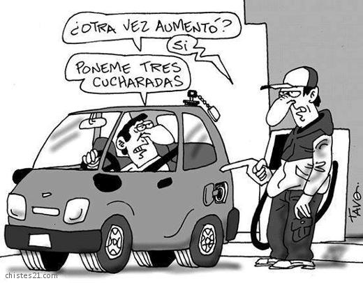 Aumento de combustible