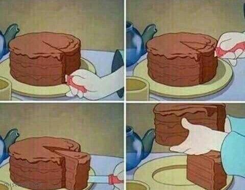 Instrucciones para comerse una tarta