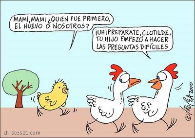 El huevo o la gallina