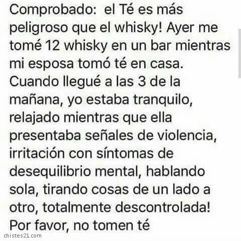 El té vs el whisky