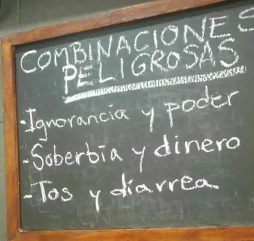 Combinaciones peligrosas