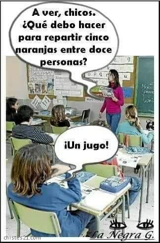 Pregunta de la maestra