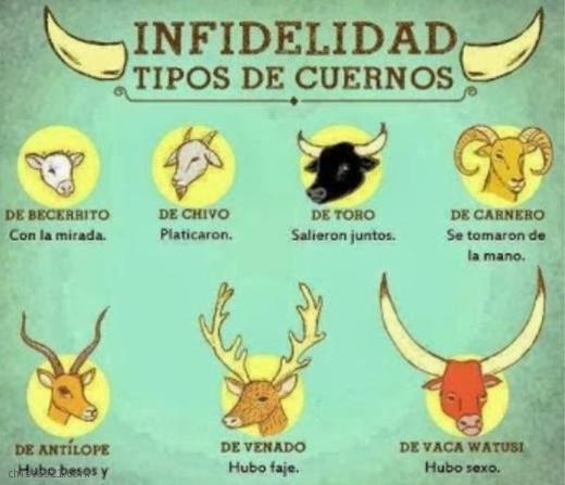 Tipos de cuernos