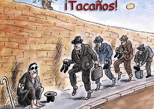 Hombres tacaños