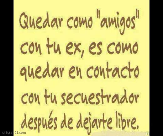 Ser amigo de tu ex