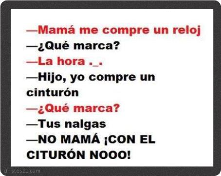 Con las mamás no!