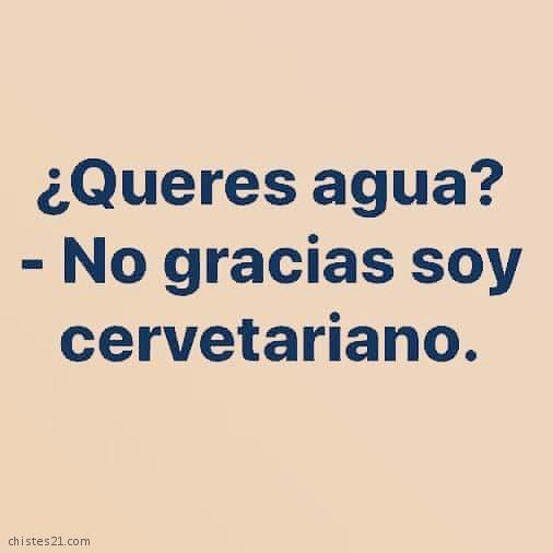 ¿Quieres agua?