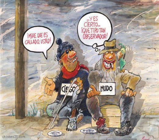 Ciego y mudo