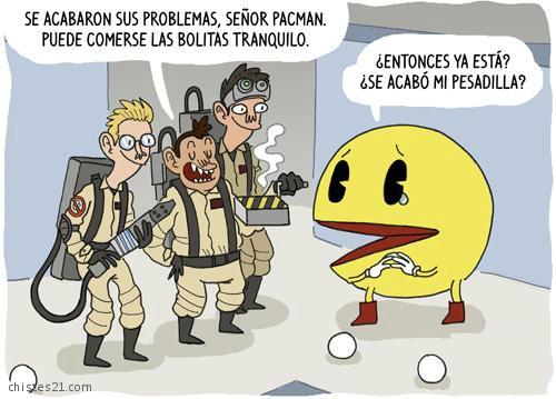 Pacman y los cazafantasmas