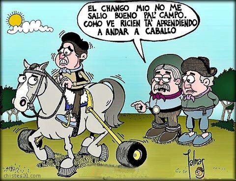Aprendiendo a andar a caballo