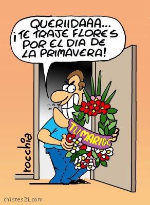 Flores por la primavera