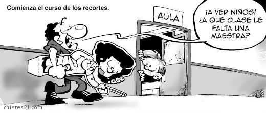 Recortes en la educación