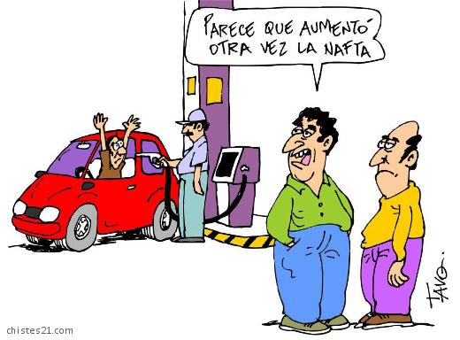 Aumento del combustible