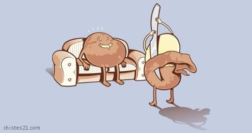 Striptease patatero